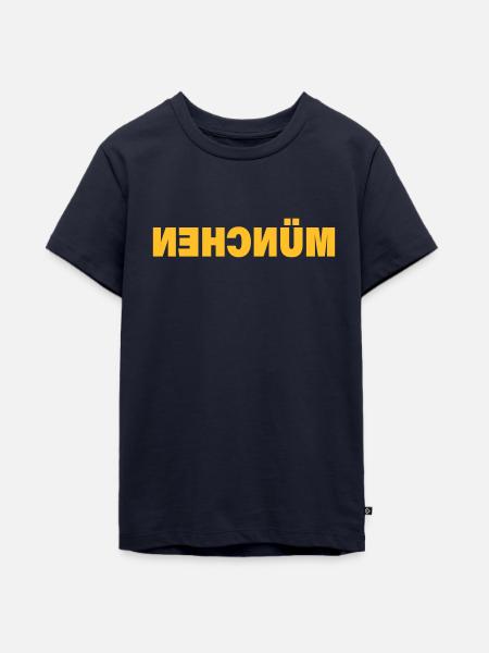 MÜNCHEN - Teenager Premium Bio T-Shirt - Navy