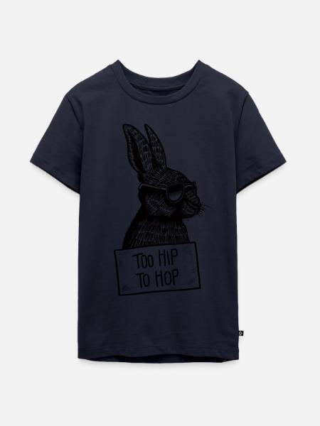 Too Hip To Hop - Teenager Premium Bio T-Shirt - Navy