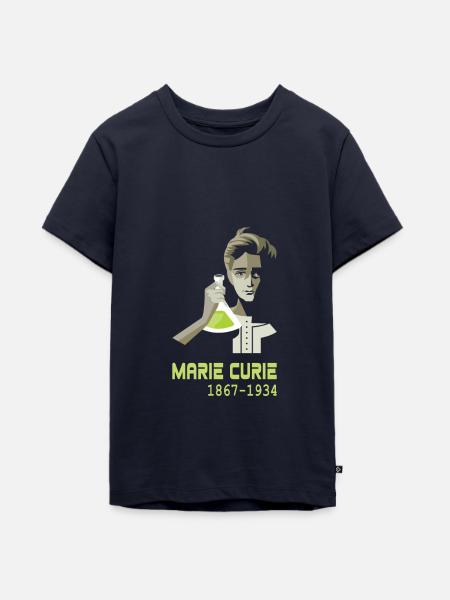 Marie Curie - Teenager Premium Bio T-Shirt - Navy