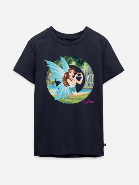 Schleich bayala Eyela Herz - Teenager Premium Bio T-Shirt - Navy