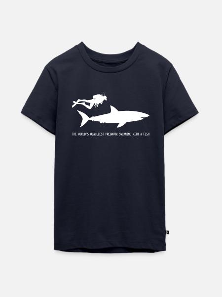 Raubtier - Teenager Premium Bio T-Shirt - Navy
