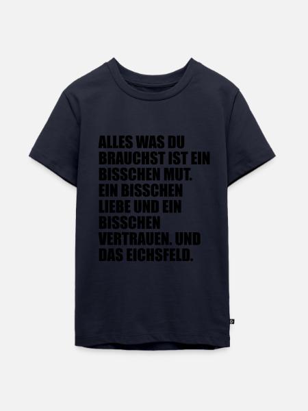 Das Eichsfeld - Teenager Premium Bio T-Shirt - Navy