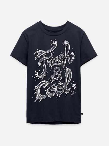 Fresh & Cool - Teenager Premium Bio T-Shirt - Navy