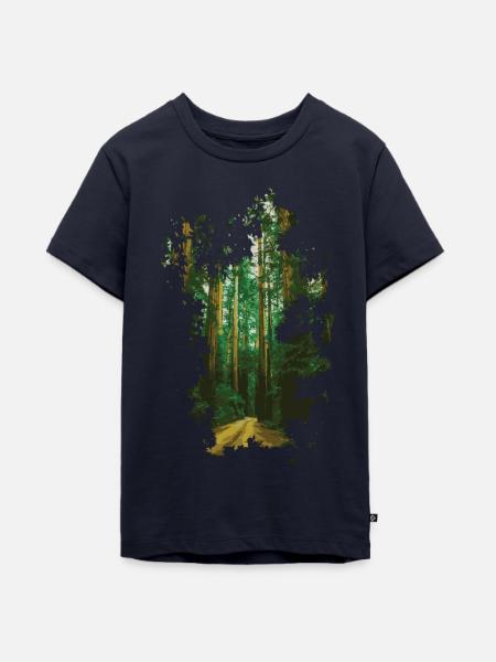 Wald - Teenager Premium Bio T-Shirt - Navy
