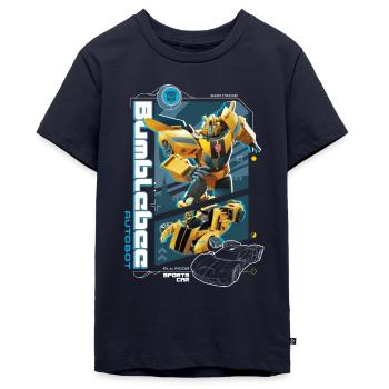 Transformers Earth Spark Autobot Bumblebee - Teenager Premium Bio T-Shirt - Navy - Vorne - AI Model Teenager Male light (155cm)
