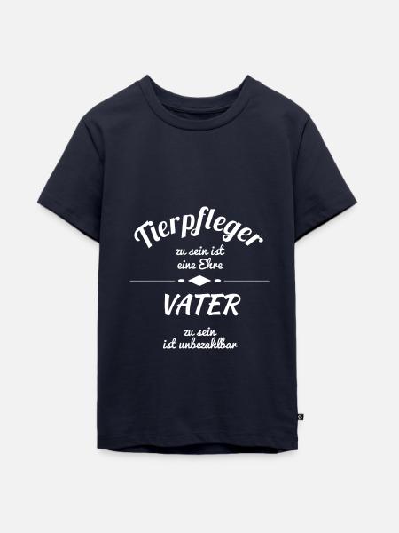 Tierpfleger - Teenager Premium Bio T-Shirt - Navy