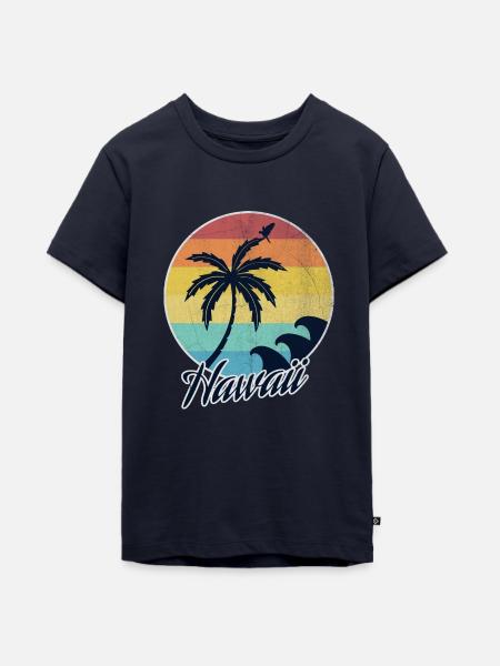 Hawaii - Teenager Premium Bio T-Shirt - Navy