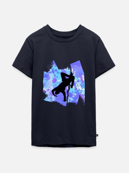 Breakdancer Breakdance Tanzen T Shirt - Teenager Premium Bio T-Shirt - Navy