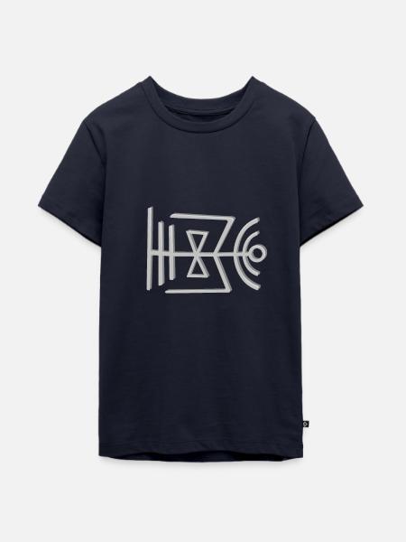 Wikinger Symbol - Teenager Premium Bio T-Shirt - Navy