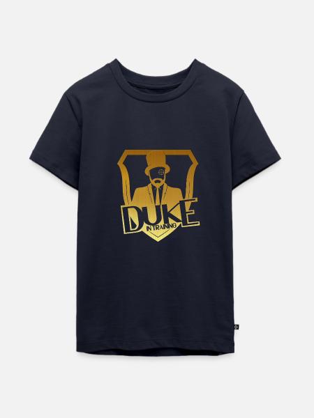 DUKE Logo - Teenager Premium Bio T-Shirt - Navy
