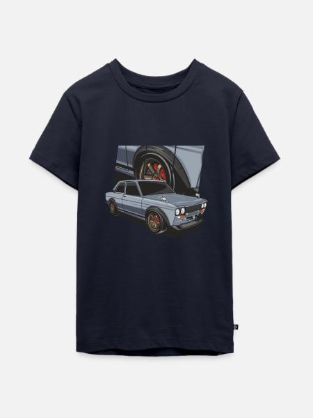 MuscelCar tuning - Teenager Premium Bio T-Shirt - Navy