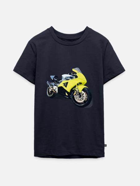 Sportler - Teenager Premium Bio T-Shirt - Navy