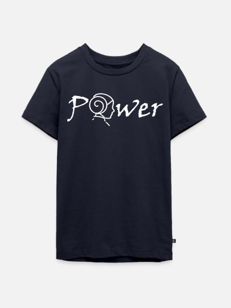 Power - Teenager Premium Bio T-Shirt - Navy