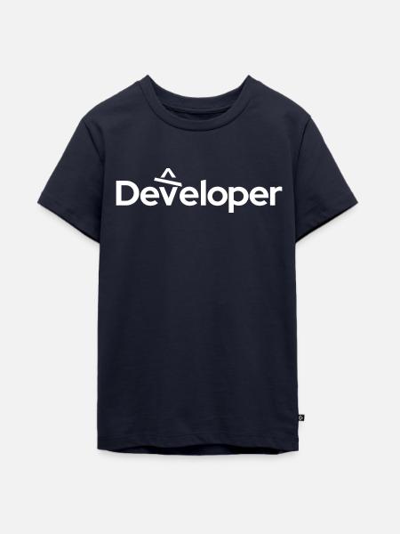 Developer - Entwickler - Teenager Premium Bio T-Shirt - Navy