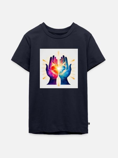 Sunshine premium - Teenager Premium Bio T-Shirt - Navy