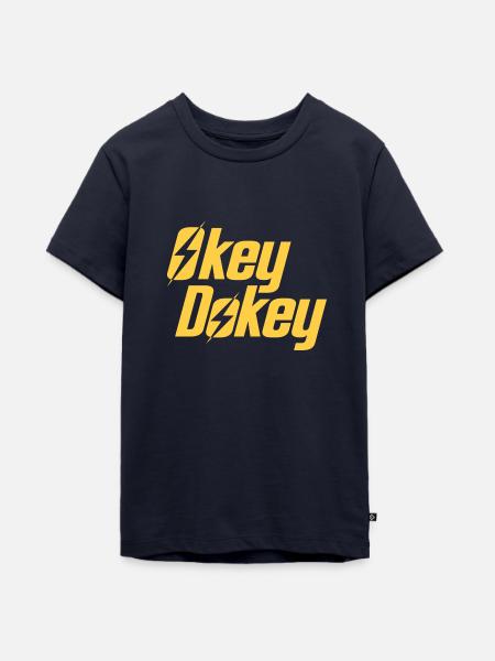 Okey Dokey - Teenager Premium Bio T-Shirt - Navy