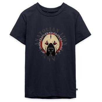 Kangal - Teenager Premium Bio T-Shirt - Navy - Vorne - AI Model Teenager Male light (155cm)