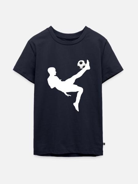 Fallrückzieher - Teenager Premium Bio T-Shirt - Navy