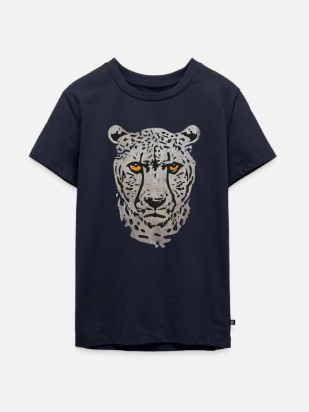 Cheetah - Teenager Premium Bio T-Shirt - Navy
