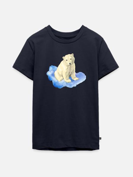 Eisbär - Teenager Premium Bio T-Shirt - Navy