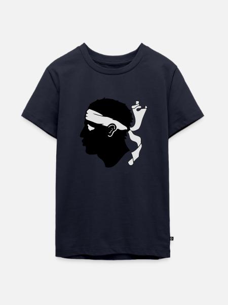Korsika - Teenager Premium Bio T-Shirt - Navy