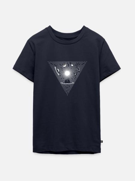 Der Weltraum. - Teenager Premium Bio T-Shirt - Navy