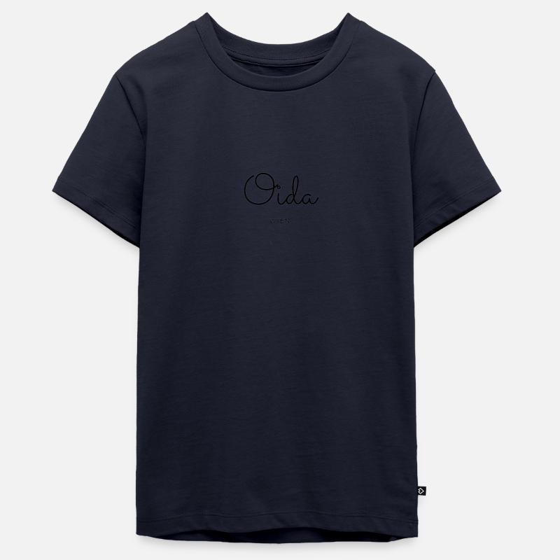 Oida Vienne - T-shirt Premium bio Ado - bleu marine