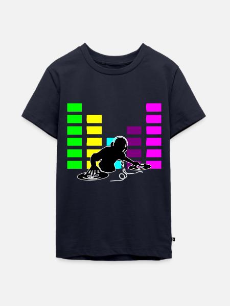 DJ - Teenager Premium Bio T-Shirt - Navy