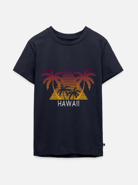 Hawaii - Teenager Premium Bio T-Shirt - Navy