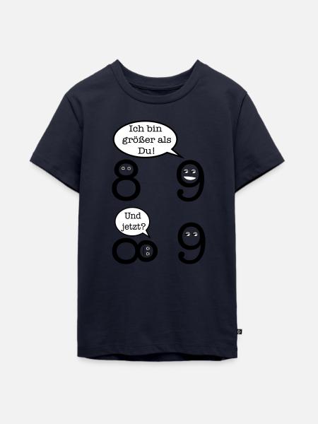 Mathematik Witz - Teenager Premium Bio T-Shirt - Navy
