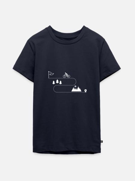 Radsport - Teenager Premium Bio T-Shirt - Navy