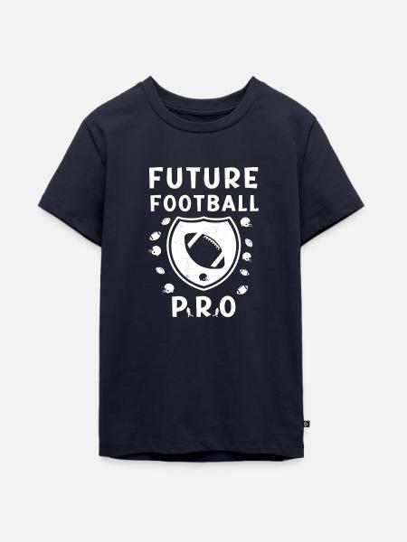 Future Football Pro - Teenager Premium Bio T-Shirt - Navy