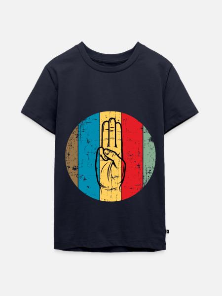 Pfadfinder / Pfadfinder - Teenager Premium Bio T-Shirt - Navy