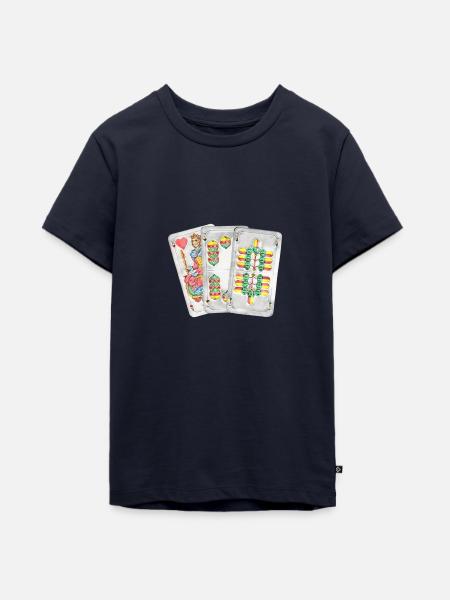 Watten Wattn Maschine - Teenager Premium Bio T-Shirt - Navy