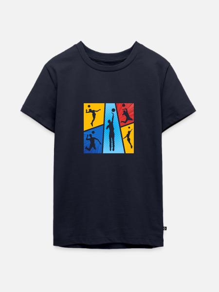 Faustball Faustballer - Teenager Premium Bio T-Shirt - Navy