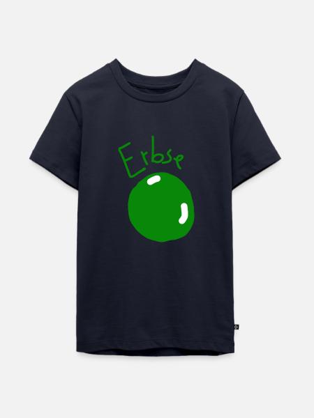 Erbse - Teenager Premium Bio T-Shirt - Navy