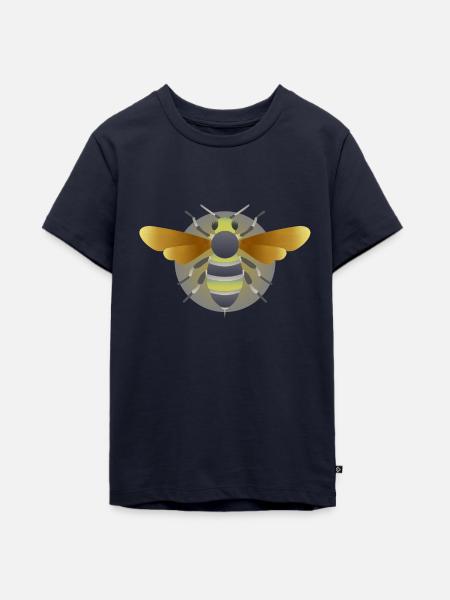 Save the bees - Teenager Premium Bio T-Shirt - Navy