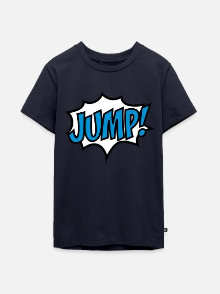 jump - Teenager Premium Bio T-Shirt - Navy