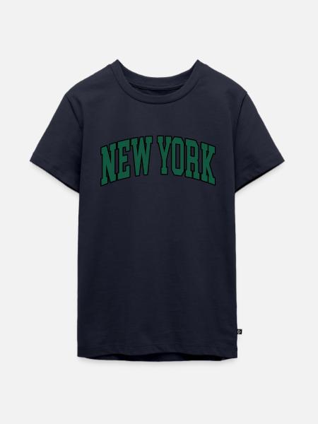 New York - Teenager Premium Bio T-Shirt - Navy