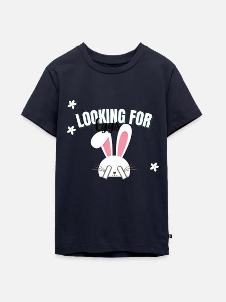 Ostereiersuche / Suche an Ostern - Teenager Premium Bio T-Shirt - Navy