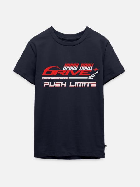 Thrill Drive Grafik - Teenager Premium Bio T-Shirt - Navy