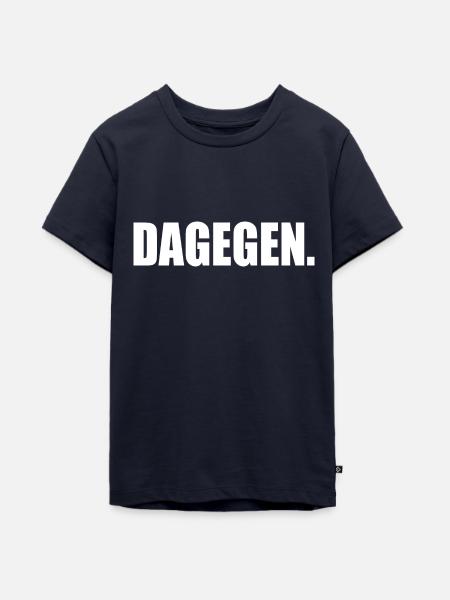 Dagegen - Teenager Premium Bio T-Shirt - Navy