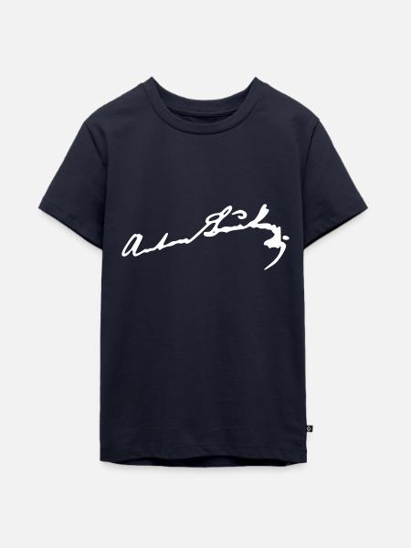 Anton Bruckner Unterschrift - Teenager Premium Bio T-Shirt - Navy