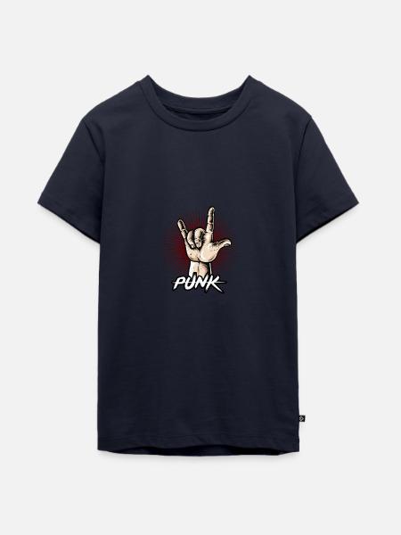 Punk - Teenager Premium Bio T-Shirt - Navy
