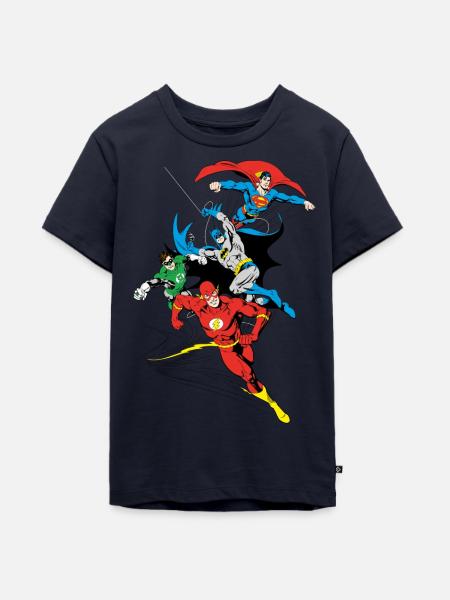 DC Comics Originals Gruppe - Teenager Premium Bio T-Shirt - Navy