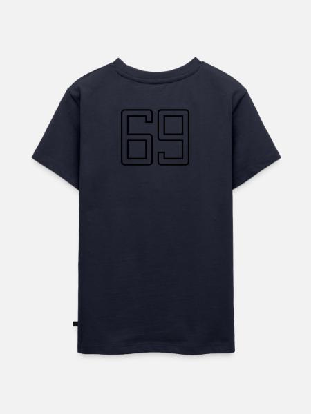Nummer 69 (Universitätsstil) - Teenager Premium Bio T-Shirt - Navy