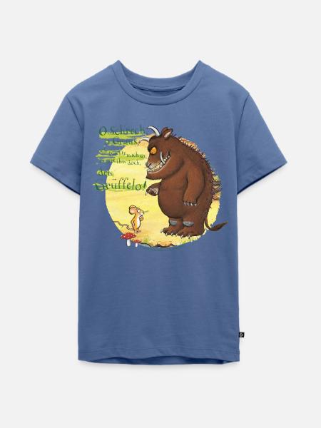 Der Grüffelo mit Maus 2 - Teenager Premium Bio T-Shirt - Taubenblau