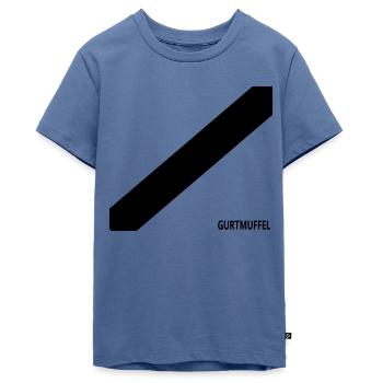 Gurtmuffel - Geschenke für Leute ohne Gurt - Teenager Premium Bio T-Shirt - Taubenblau - Vorne - AI Model Teenager Male light (155cm)