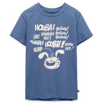 Marsupilami Design Houba - Teenager Premium Bio T-Shirt - Taubenblau - Vorne - AI Model Teenager Male light (155cm)