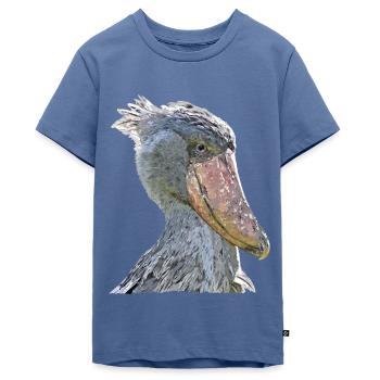 Picozapato - Teenager Premium Bio T-Shirt - Taubenblau - Vorne - AI Model Teenager Male light (155cm)